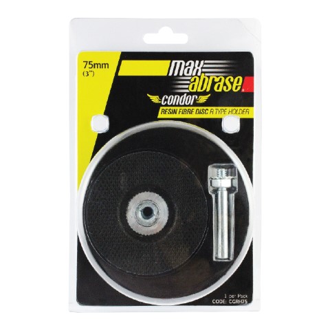 MAXABRASE CD 75MM RESIN FIBRE DISC R TYPE HOLDER